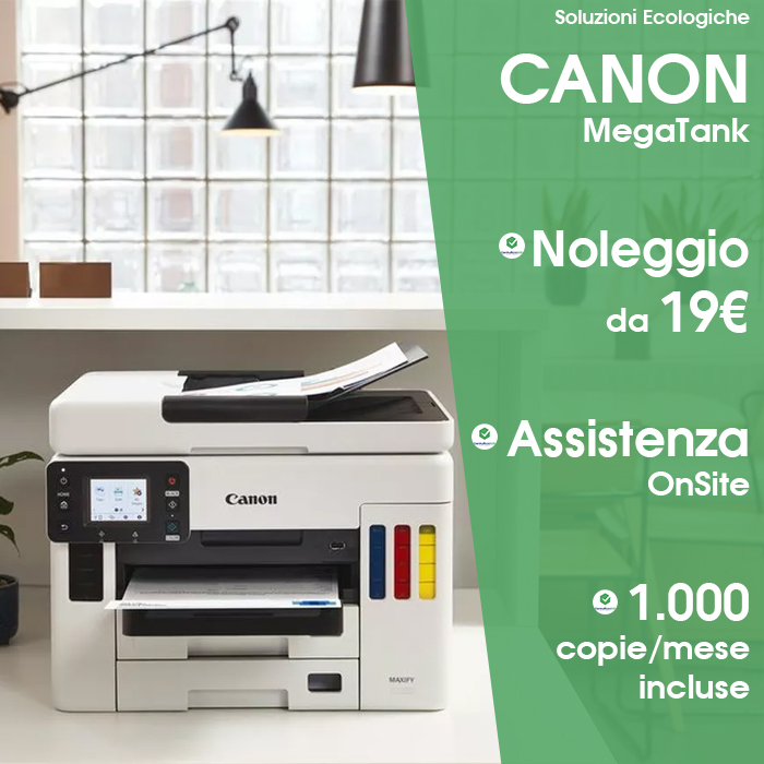 Scegli la Sostenibilità con le Nuove Stampanti MegaTank di Canon!